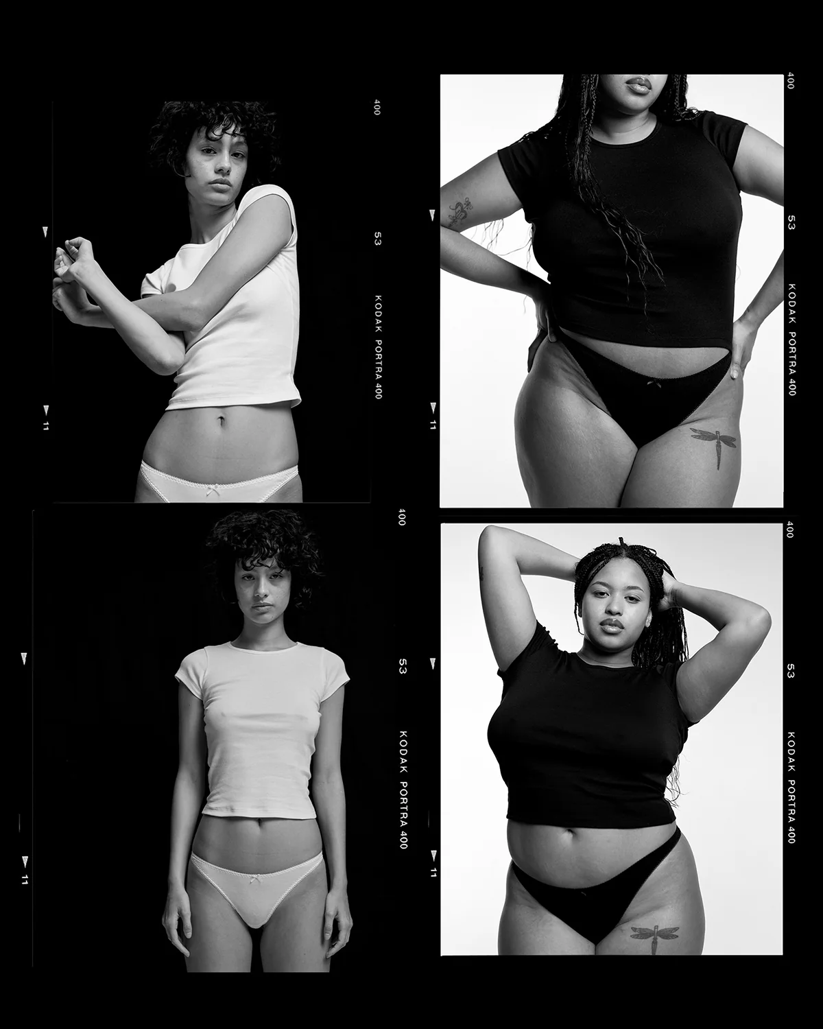 The Baby Tee 2-Pack: Cotton Jersey Black & White - Image 4