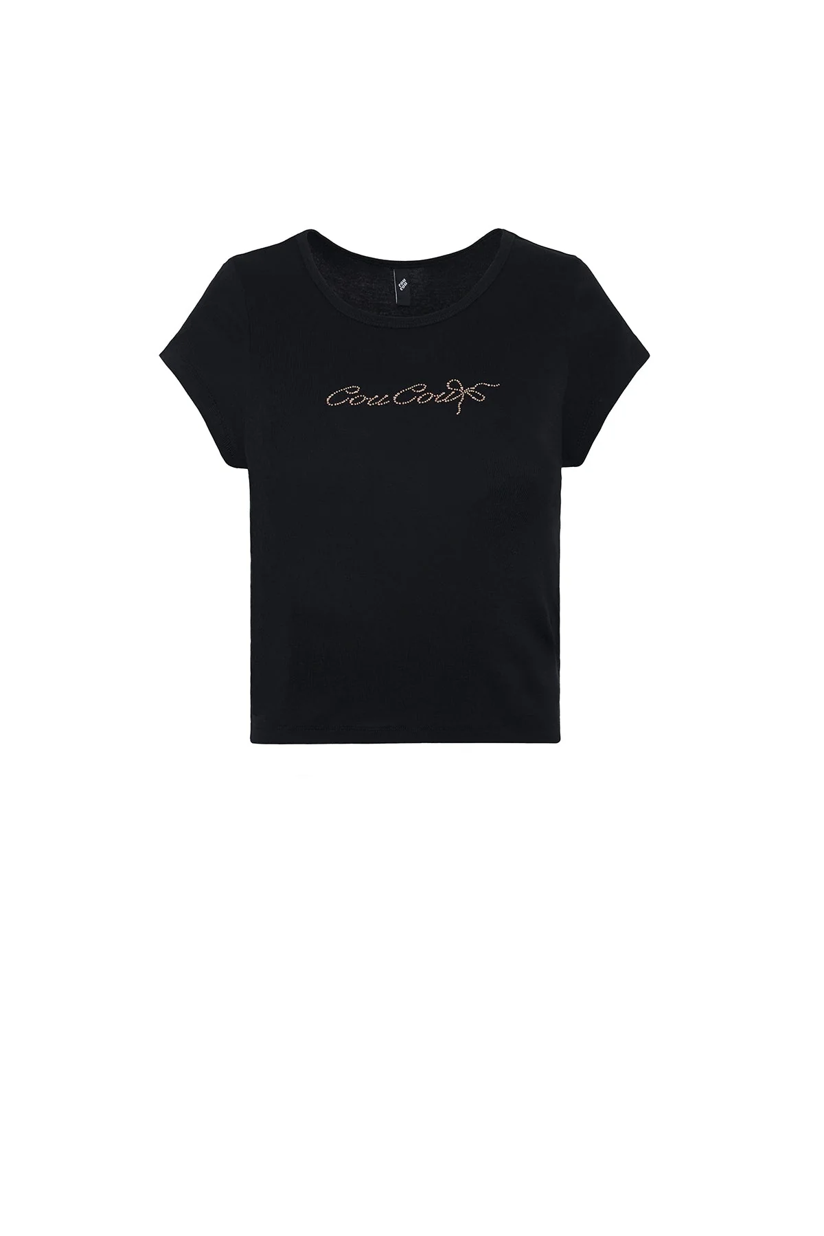 The Crystal Baby Tee Black - Image 3