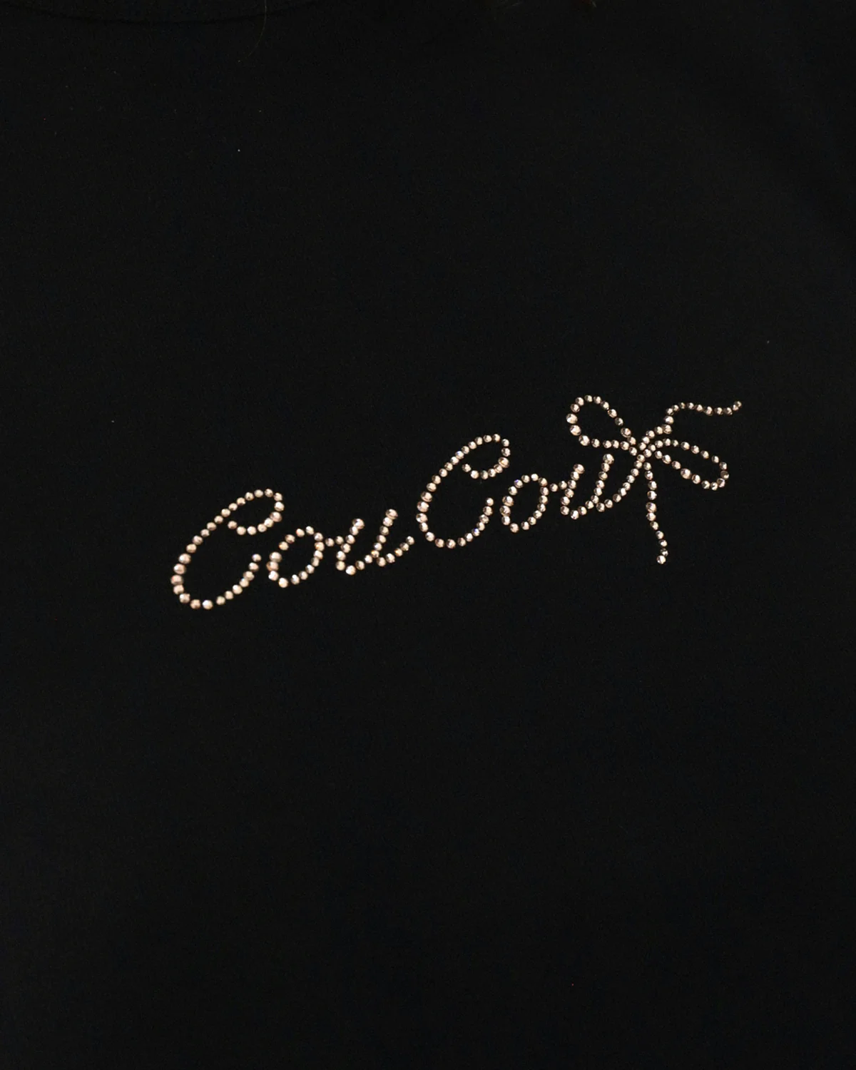 The Crystal Baby Tee Black - Image 4