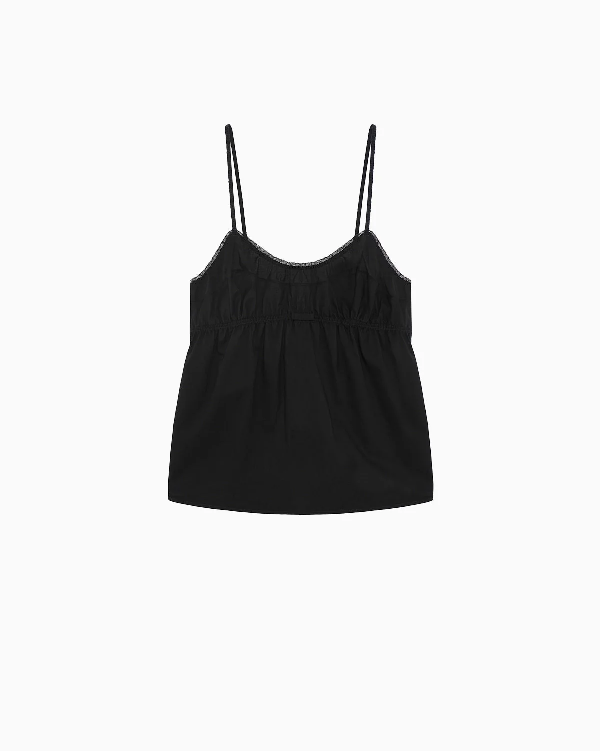 The Babydoll Cami: Cotton Voile Black