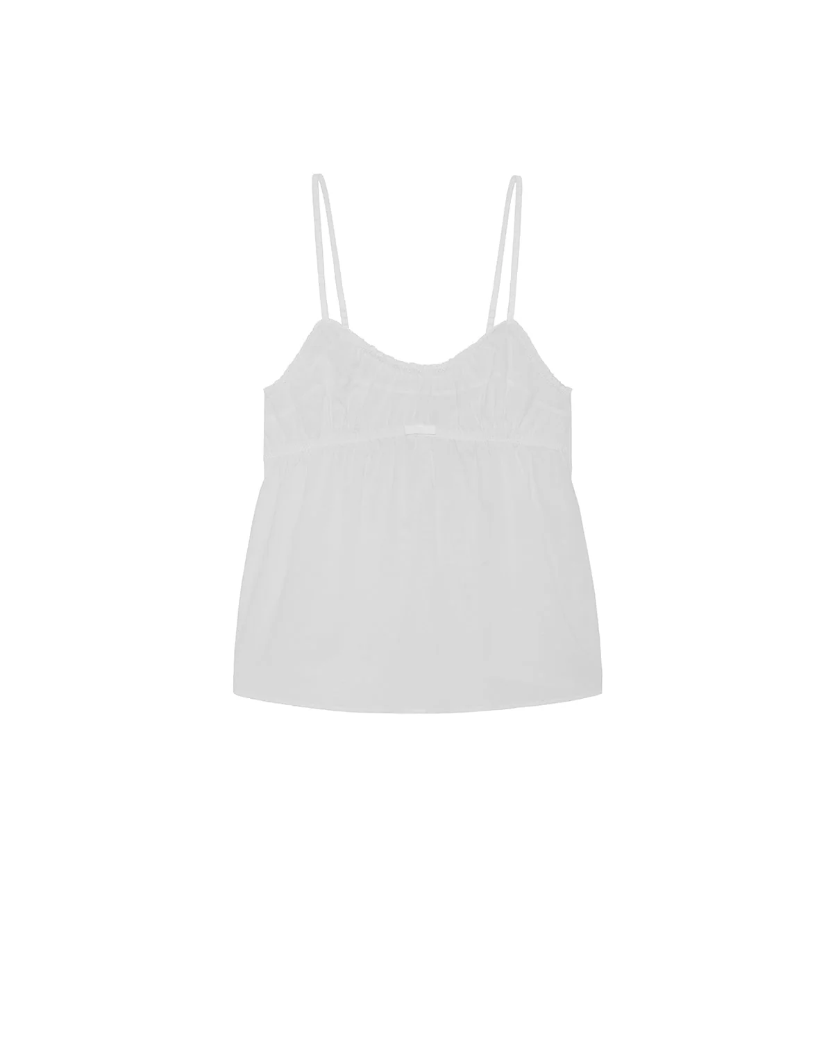 The Babydoll Cami: Cotton Voile White - Image 3