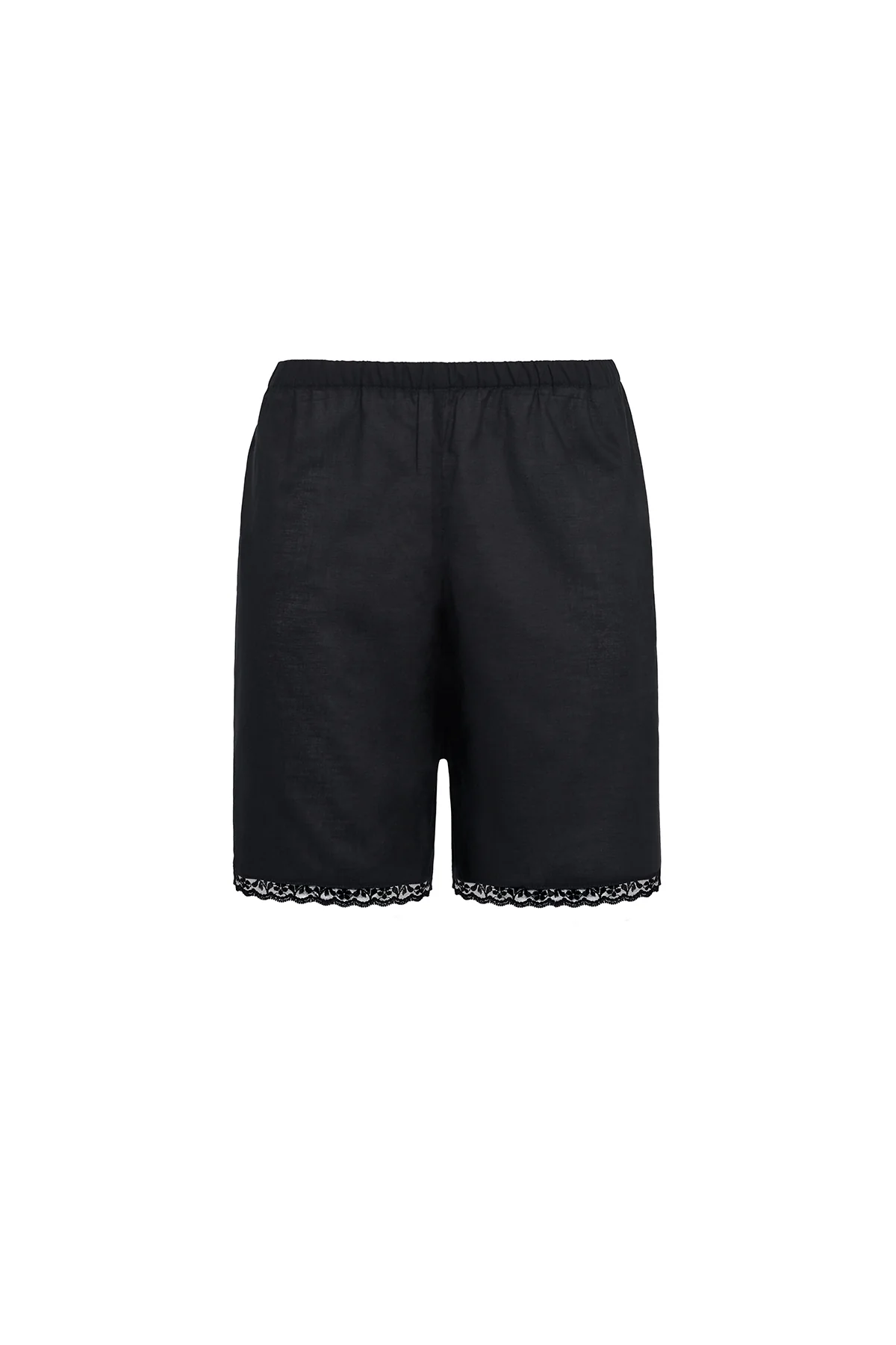 The Bermuda Short: Cotton Voile Black - Image 3