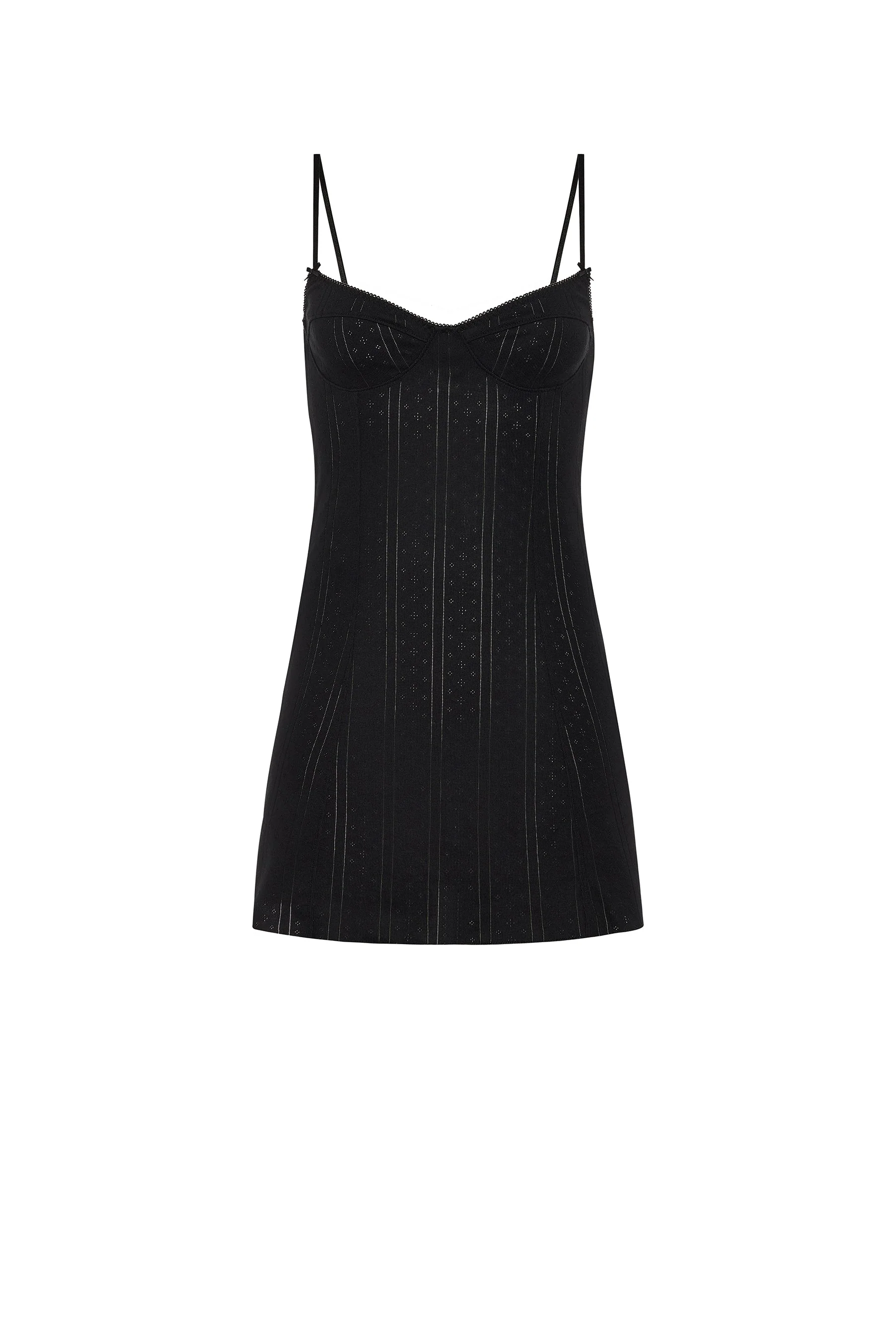 The Balconette Dress Black - Image 3