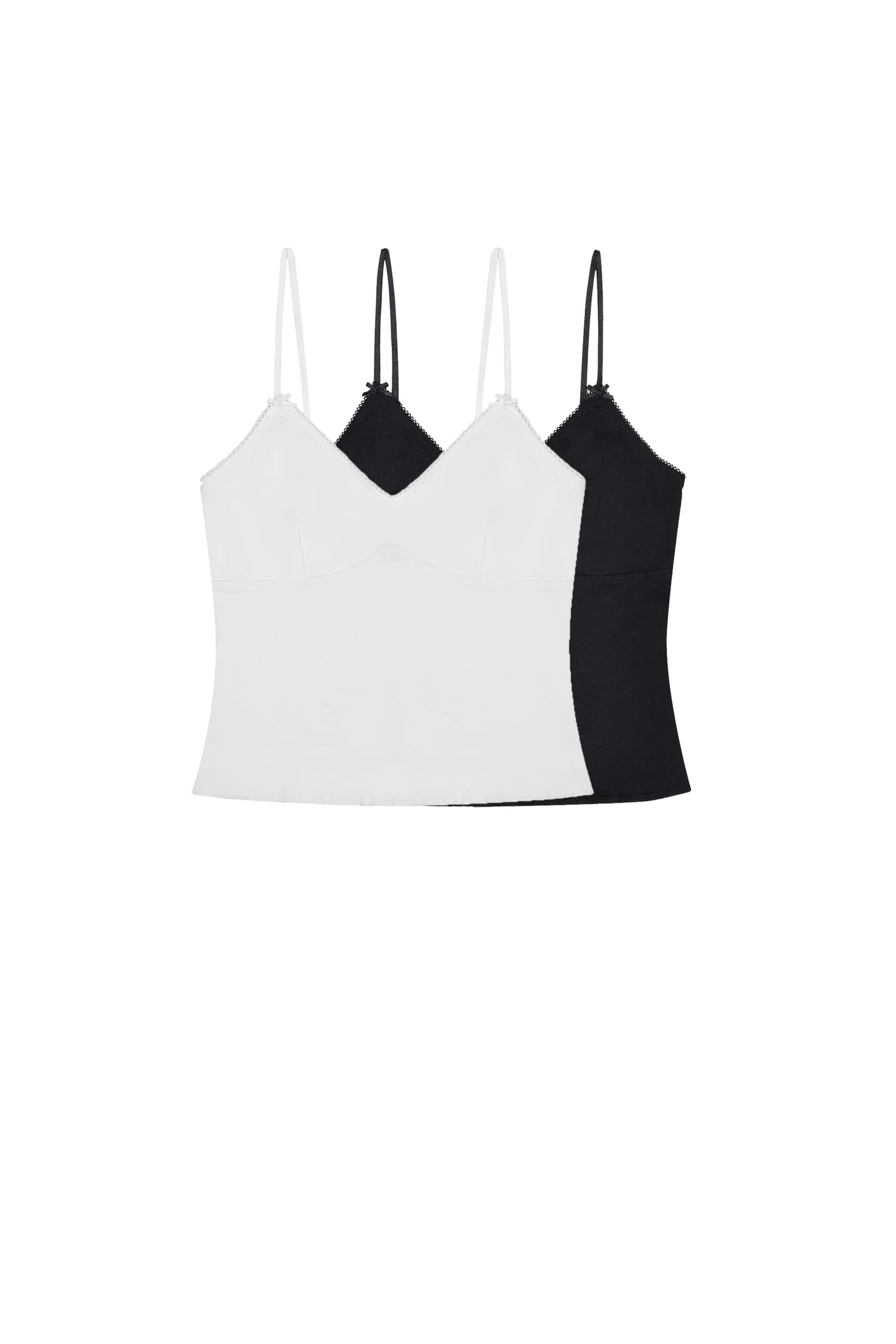 The Bralette Tank: Cotton Jersey: 2-Pack - Image 3