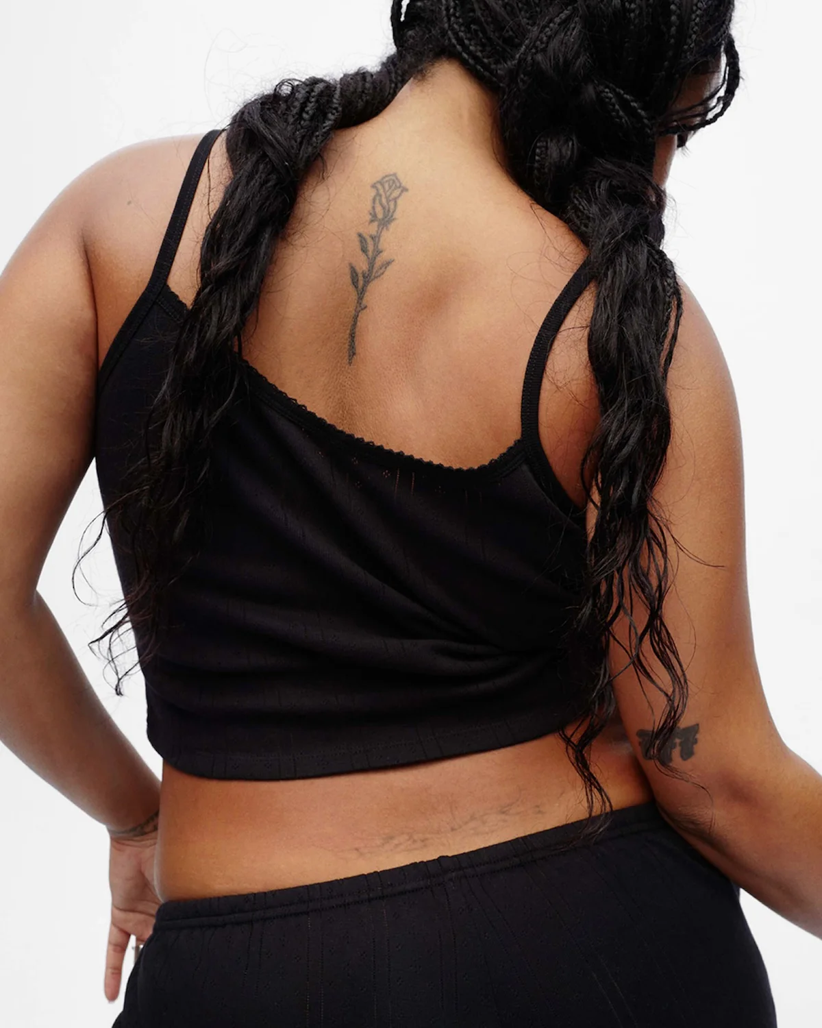 The Bralette Tank: Cotton Jersey White - Image 6