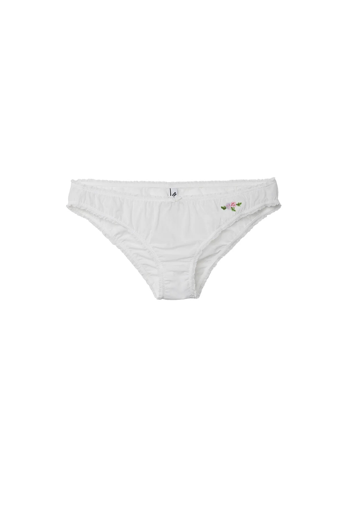 The Fleur Brief: Cotton Voile White - Image 3