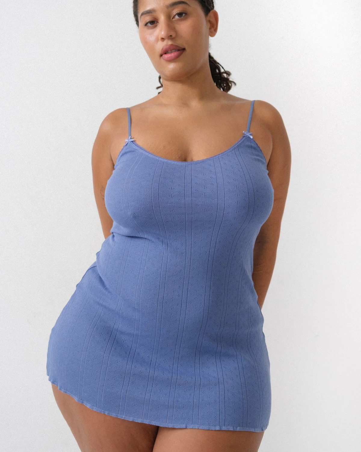 The Cami Slip French Blue - Image 7