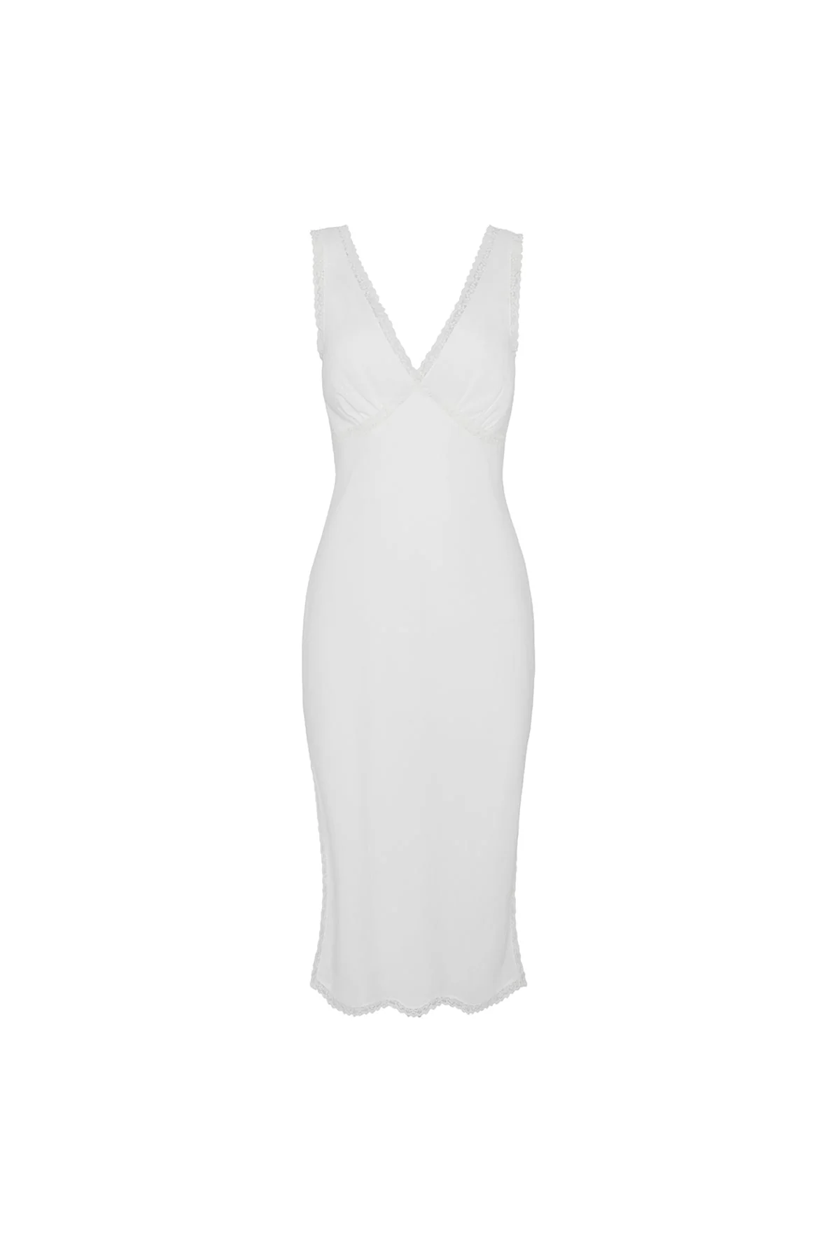The Iris Slip: Cotton Voile White - Image 3