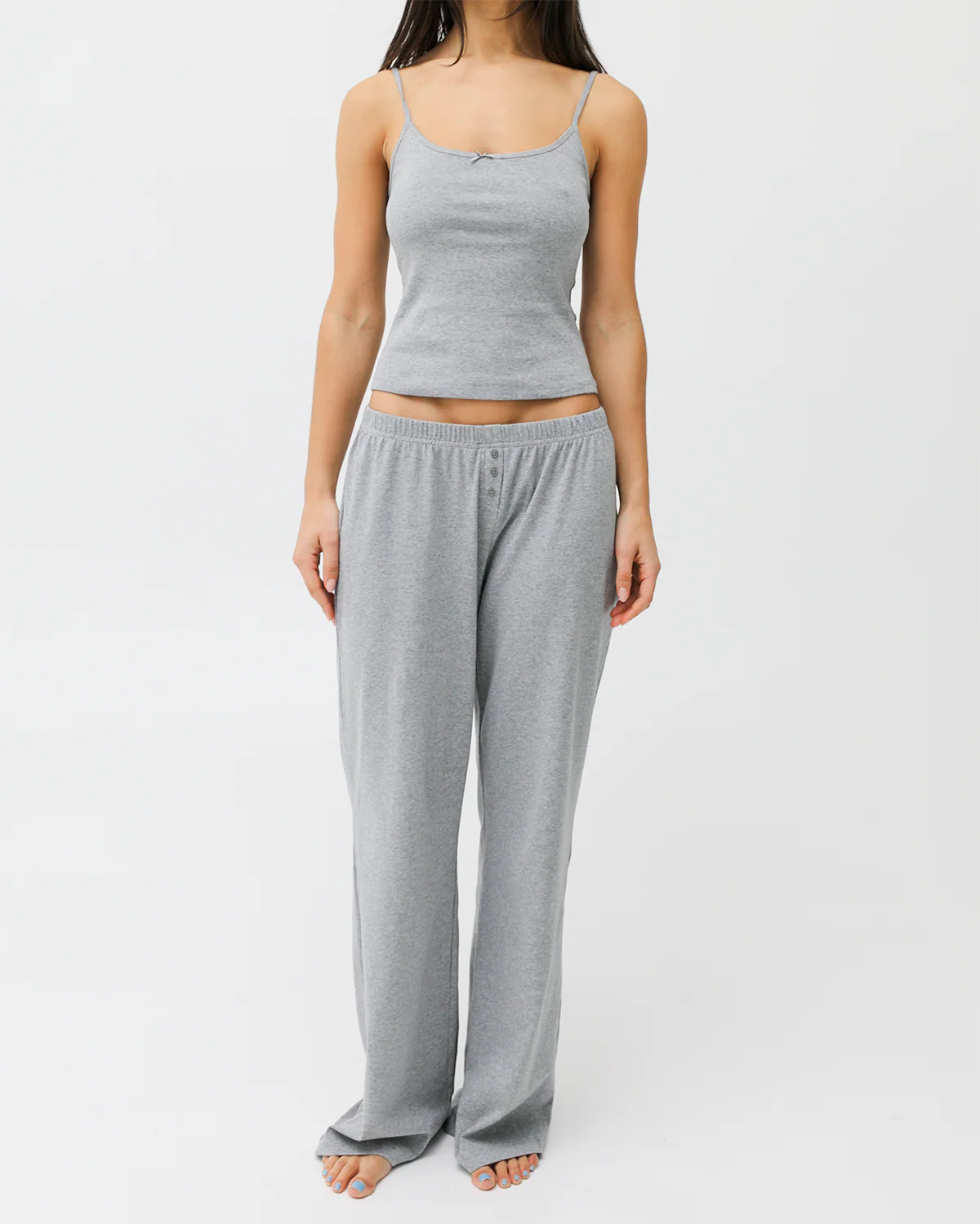 The Pant: Cotton Jersey Grey - Image 4