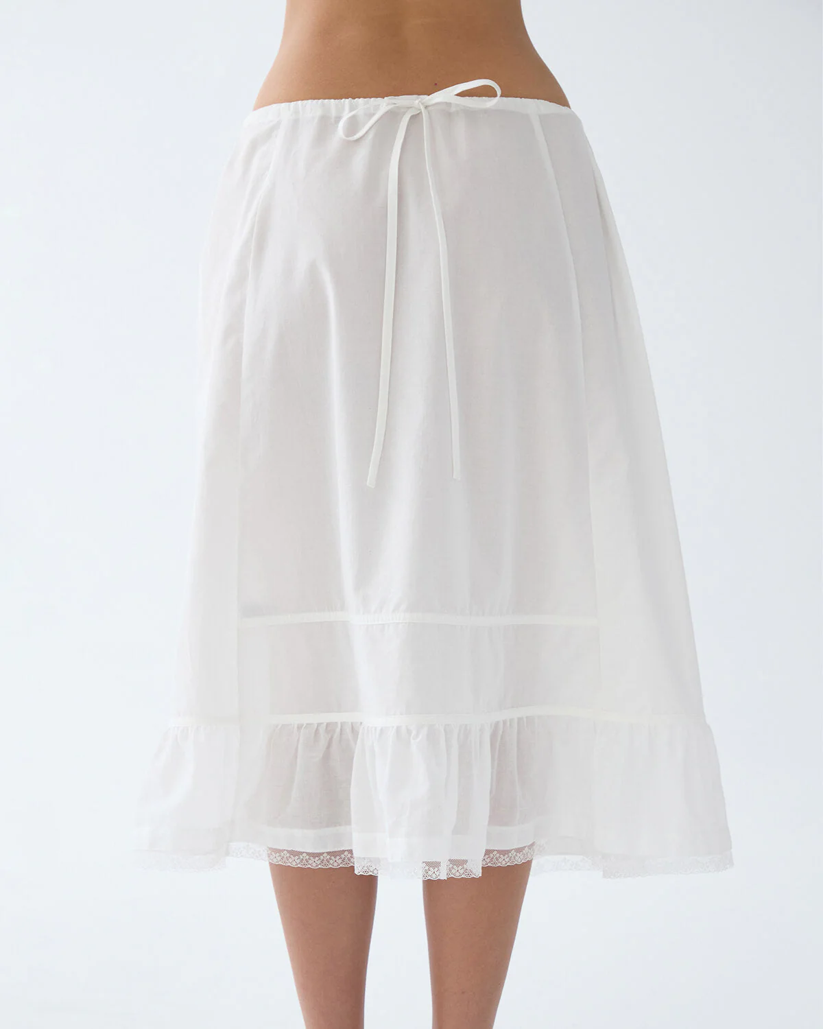 The Petticoat: White Cotton Voile - Image 4