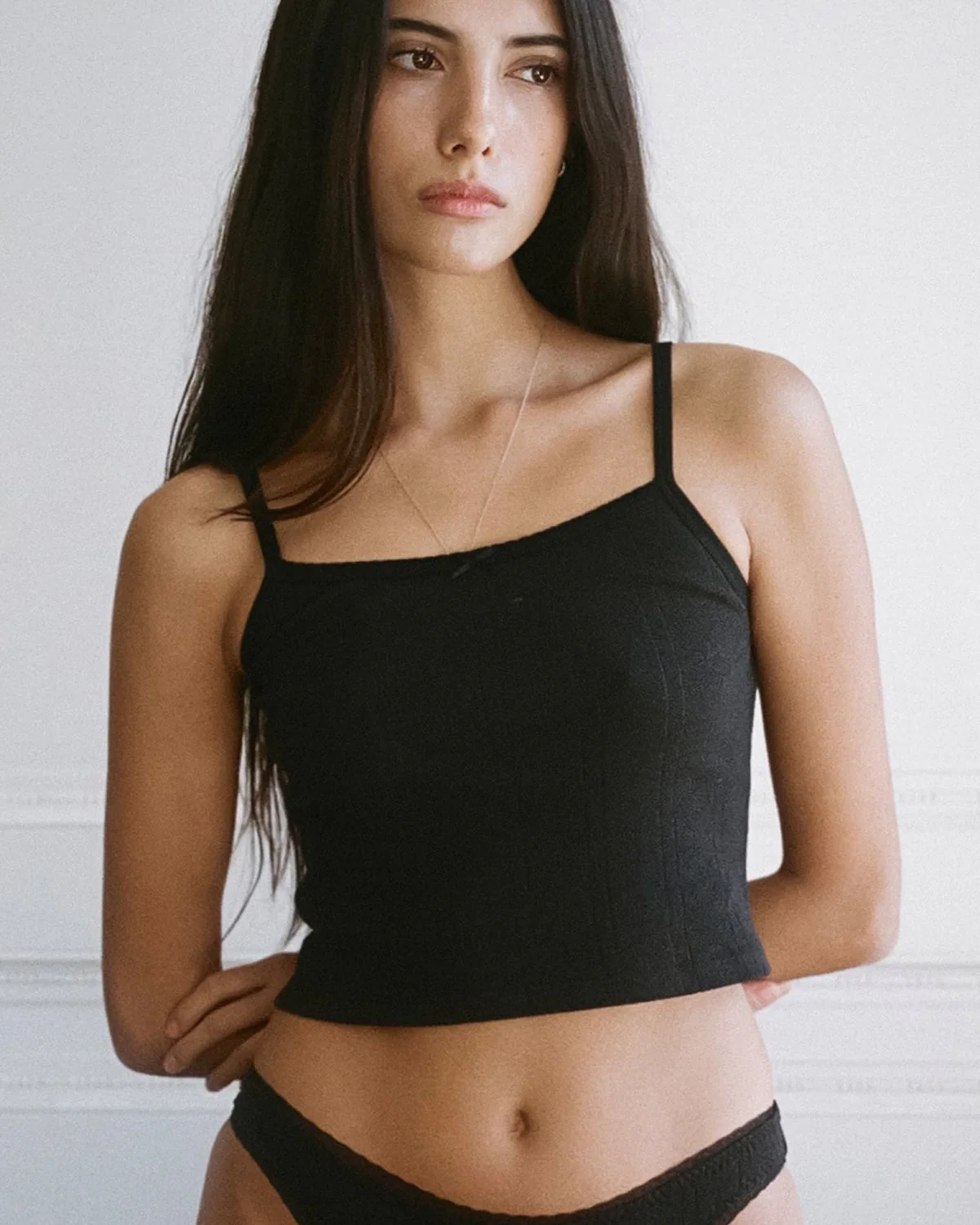 The Picot Tank Black - Image 2