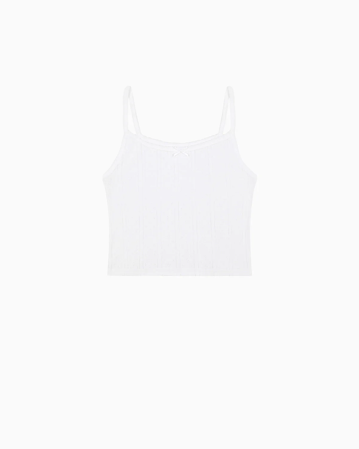 The Picot Tank White