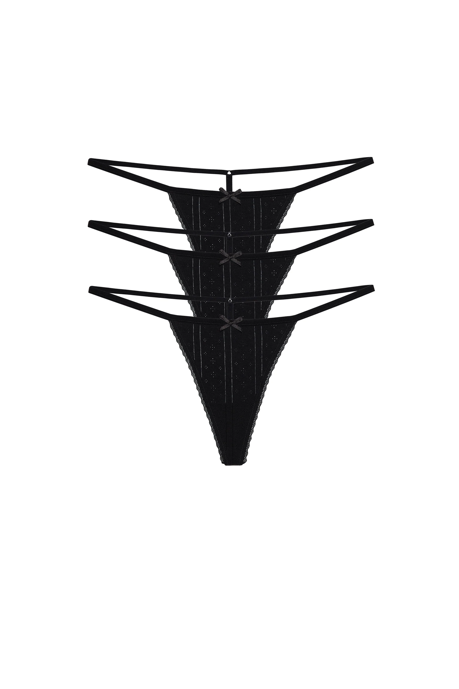 The Tanga: 3-Pack Black - Image 3