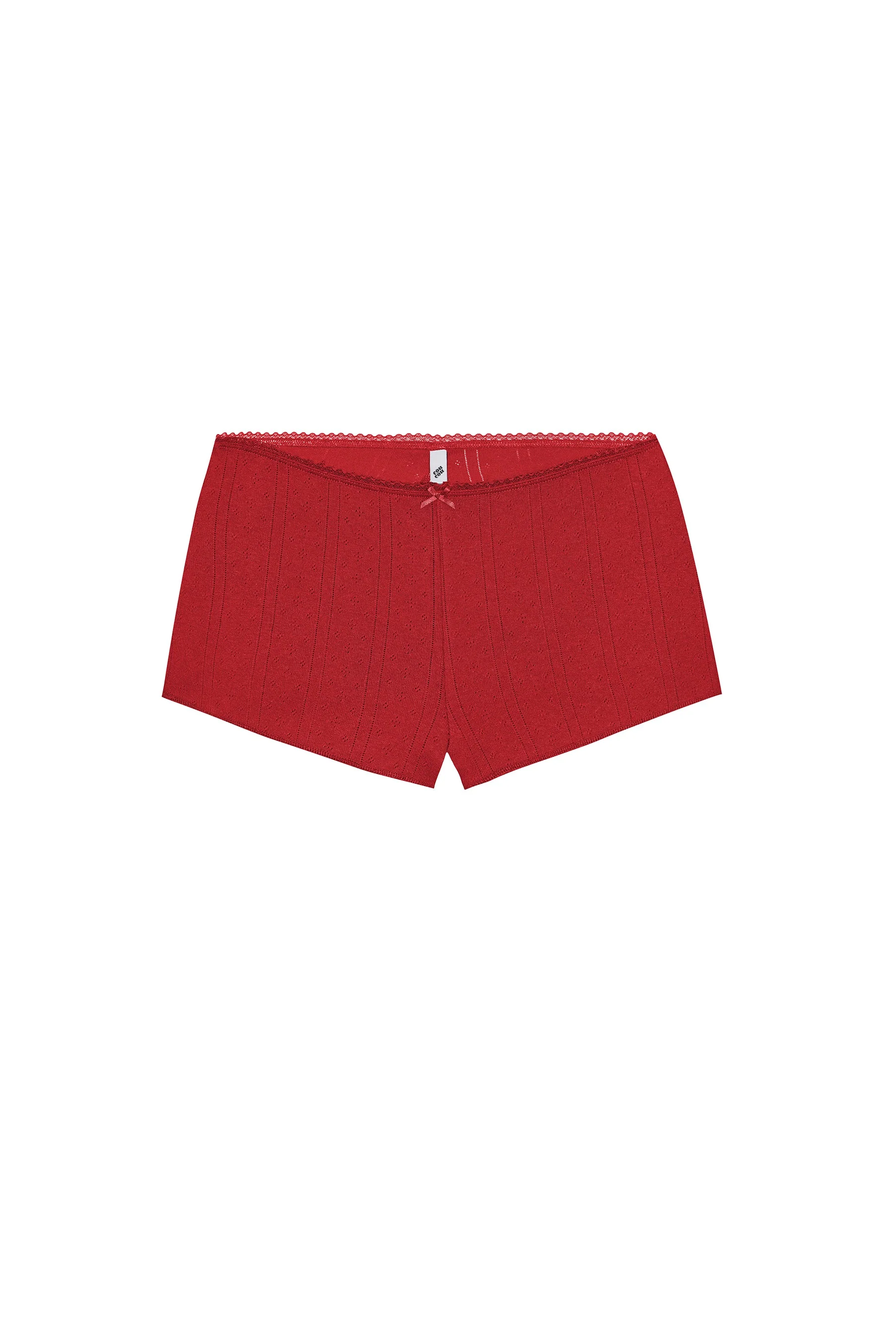 The Teeny Tiny Short Cherry Red - Image 3