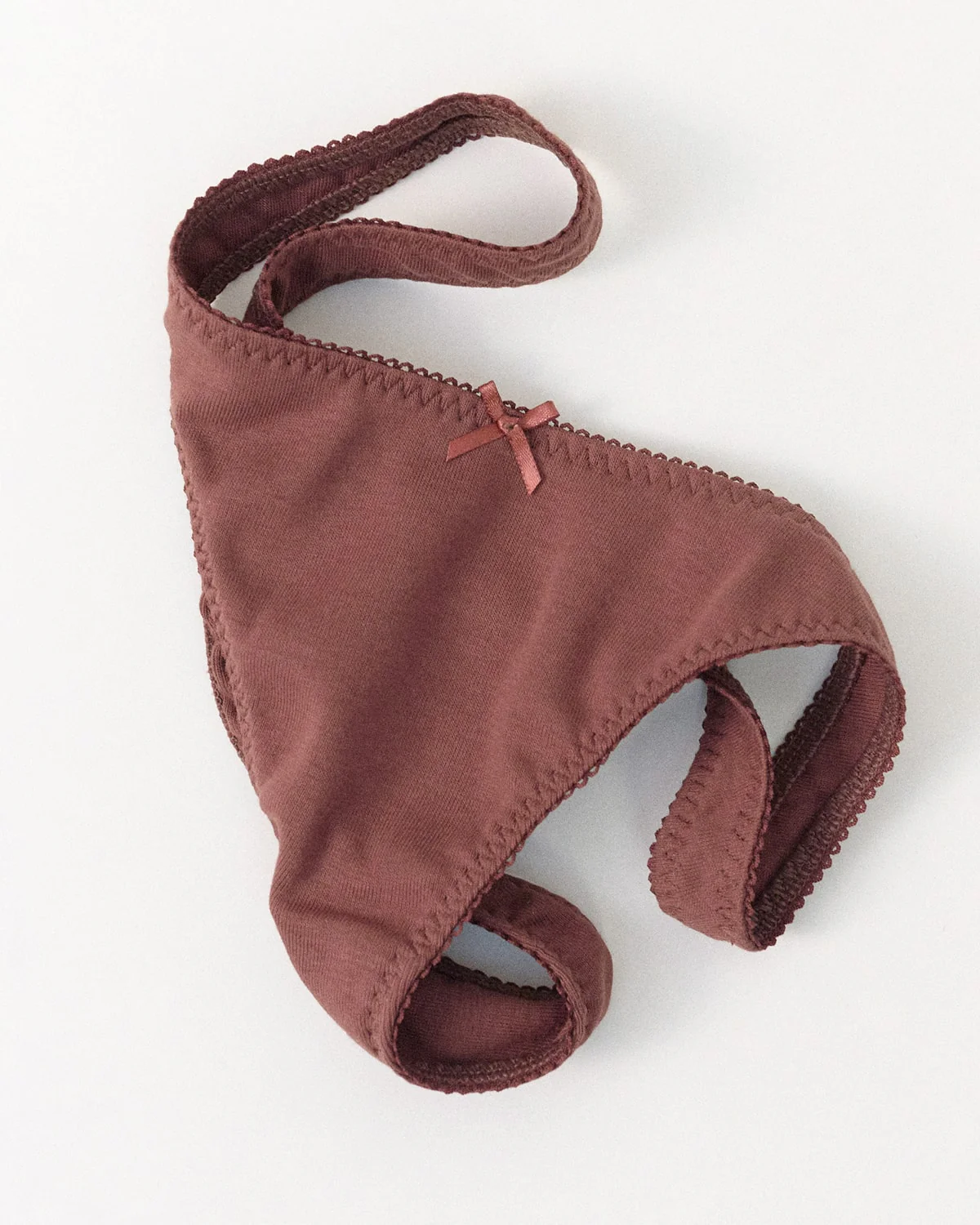 The Thong 3-Pack: Cotton Jersey Brown, Baby Pink, Black - Image 6