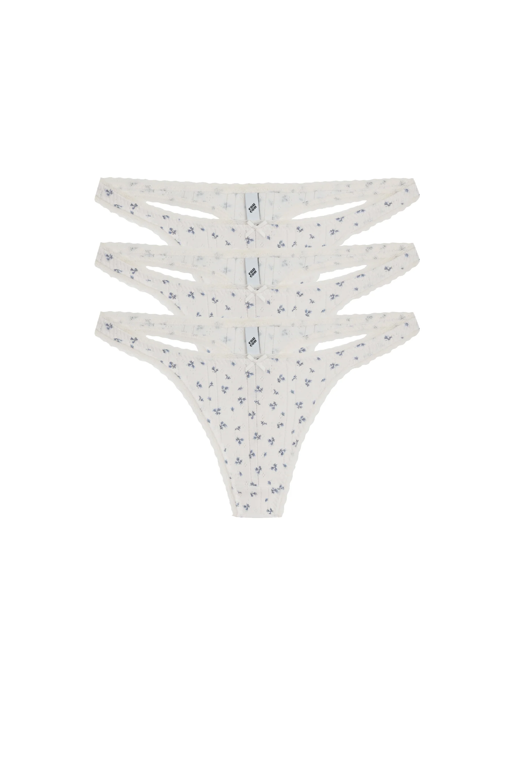 The Thong: 3-Pack Blue Fields - Image 3