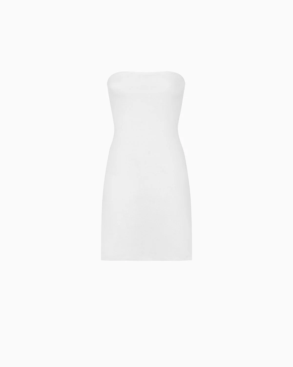The Tube Dress: Cotton Jersey White